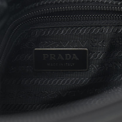 Prada Nylon Vela Flat Messenger Bag Black 5 of 11