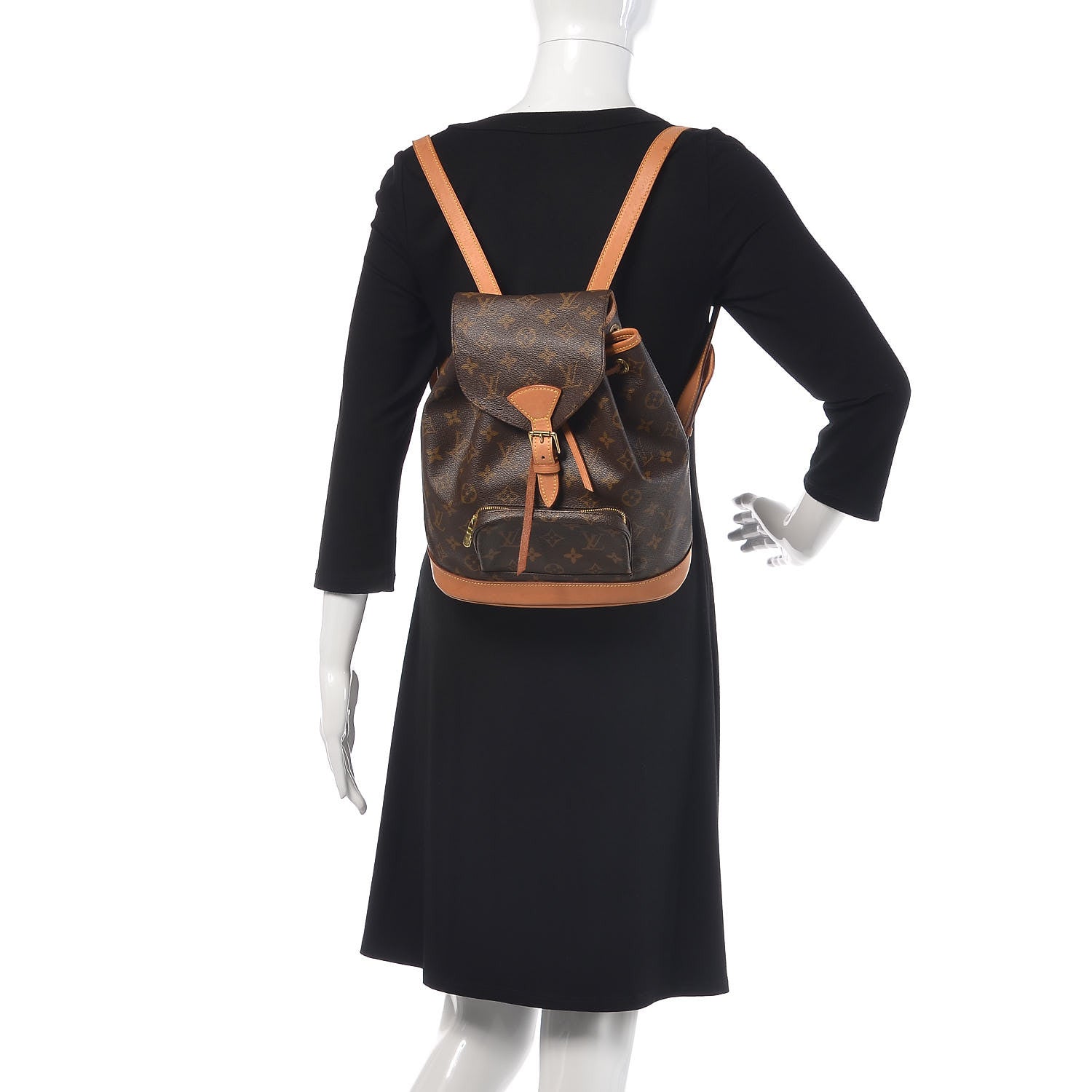 Louis Vuitton Monogram Montsouris MM Backpack 2 of 12