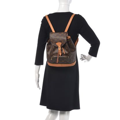 Louis Vuitton Monogram Montsouris MM Backpack 2 of 12