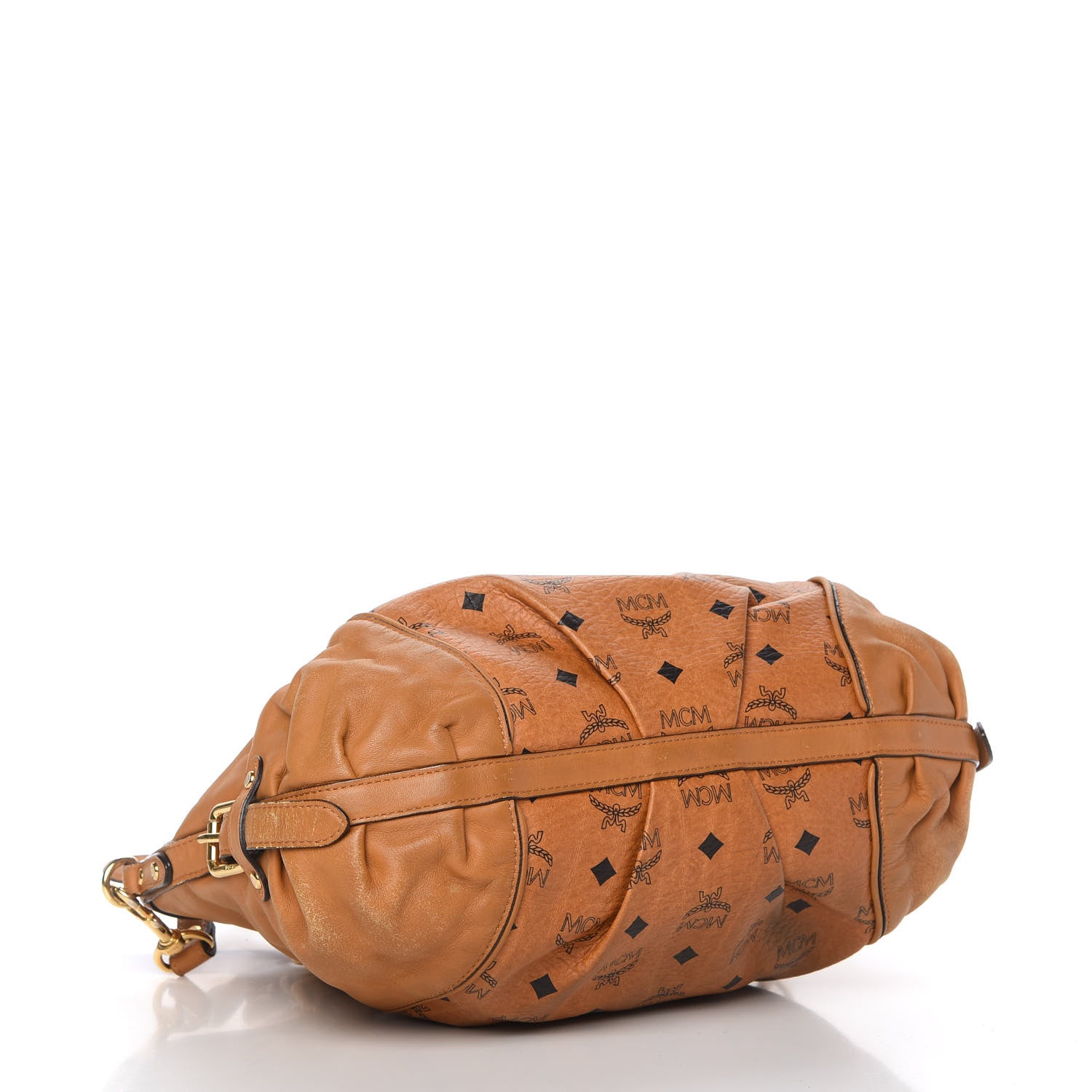 MCM Visetos Shoulder Bag Cognac 4 of 9