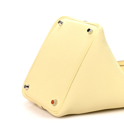 Hermes Taurillon Clemence Picotin Lock 18 PM Jaune Milton 10 of 11