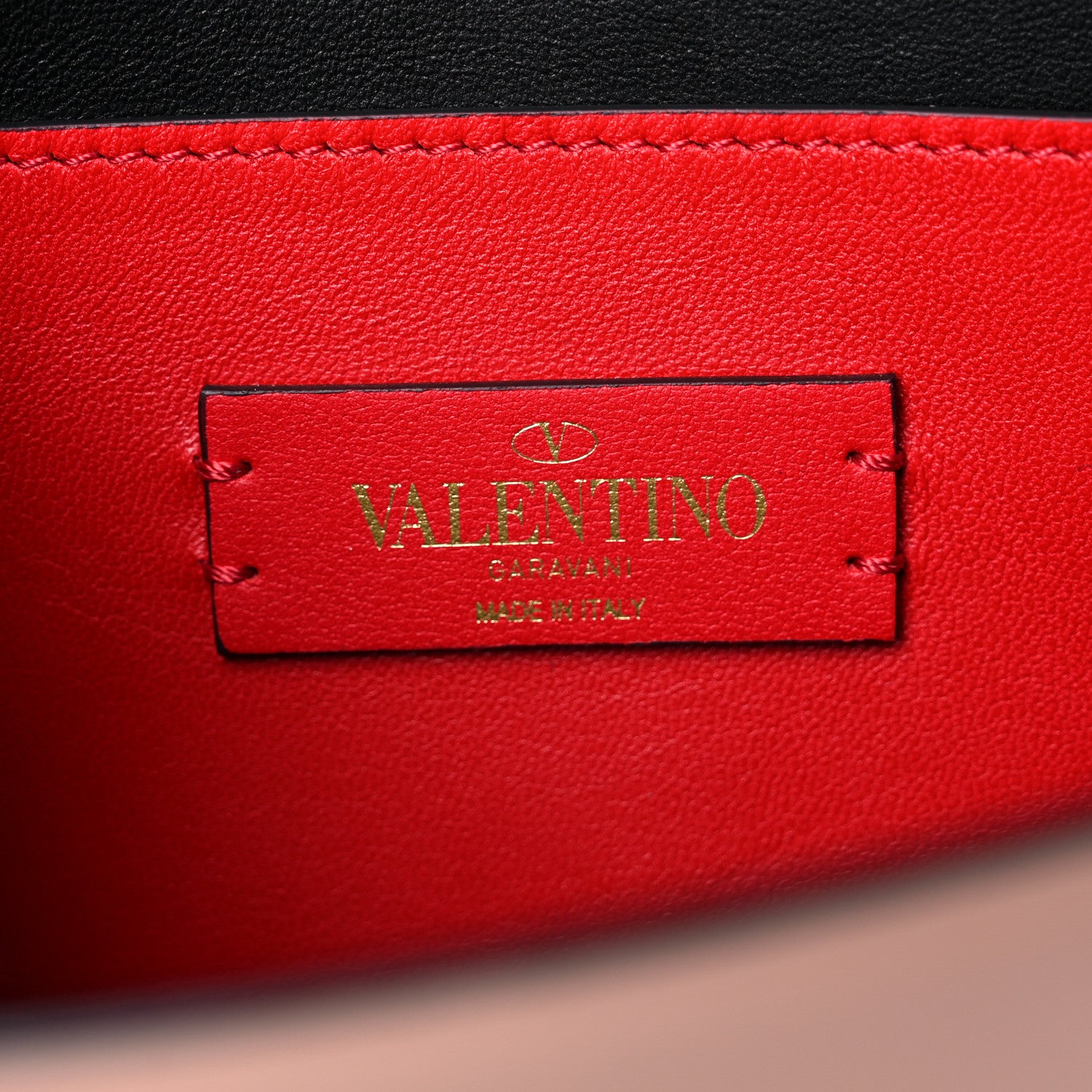 Valentino Garavani Smooth Calfskin Small VLock Shoulder Bag Poudre Rouge Pur 6 of 13