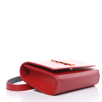 Saint Laurent Smooth Calfskin Monogram Kate Belt Bag Red 4 of 8