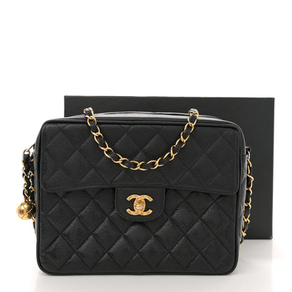 Chanel Caviar Quilted Camera Case Black 11 of 11
