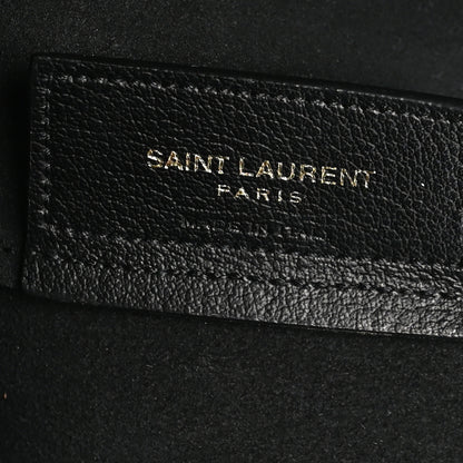 Saint Laurent Calfskin Large Shopping Tote Black 7 of 11