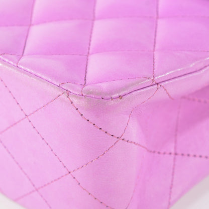 Chanel Lambskin Quilted Medium Double Flap Pink 15 of 15