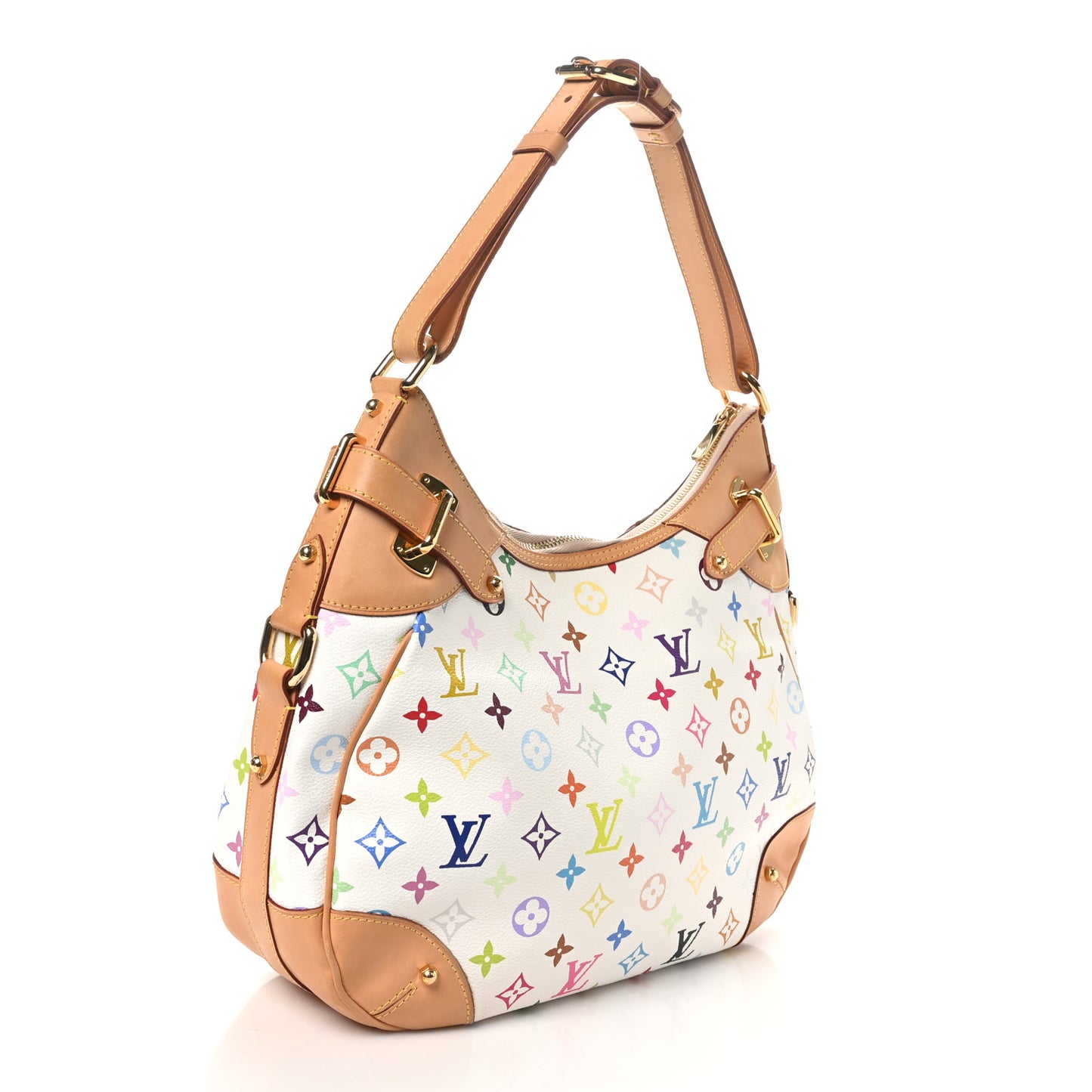 Monogram Multicolor Greta White