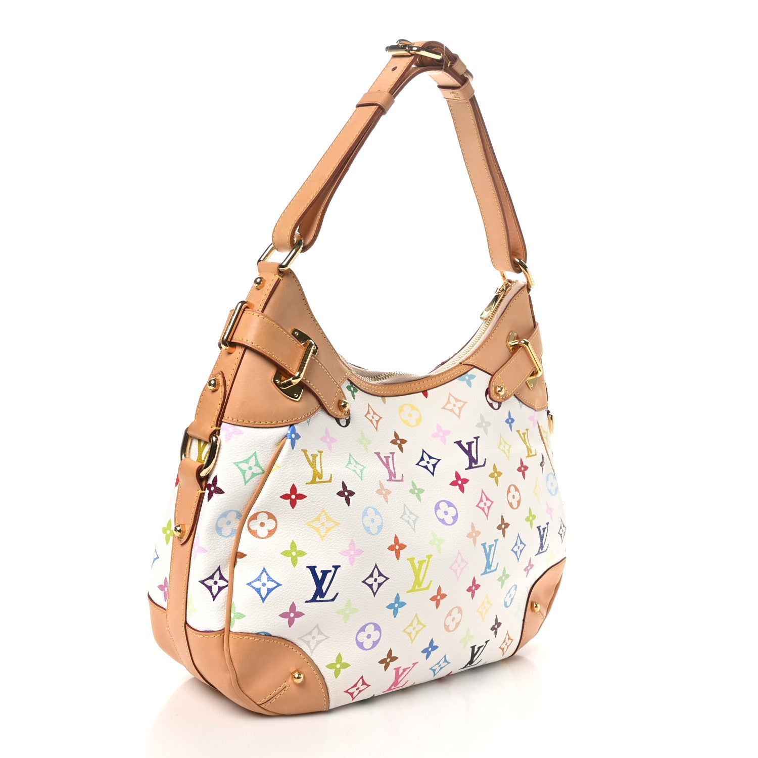 Louis Vuitton Monogram Multicolor Greta White 2 of 9