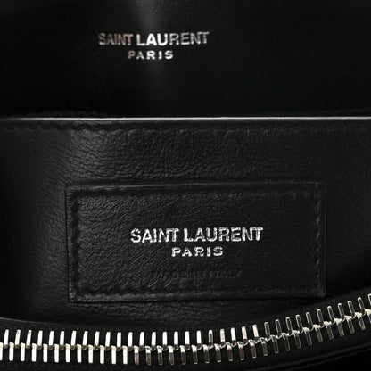 Saint Laurent Calfskin Y Quilted Monogram Small Loulou Chain Satchel Black 6 of 10