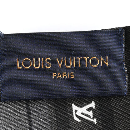 Louis Vuitton Silk Monogram LV World Bandeau Brown 3 of 4
