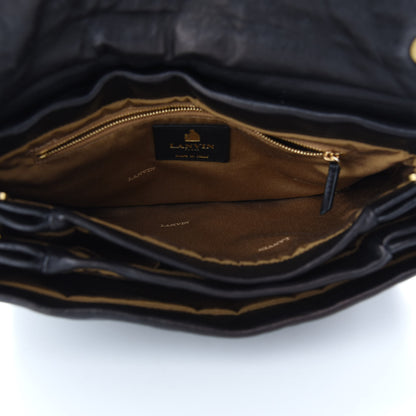 Lanvin Lambskin Quilted Medium Sugar Flap Shoulder Bag Black 4 of 8
