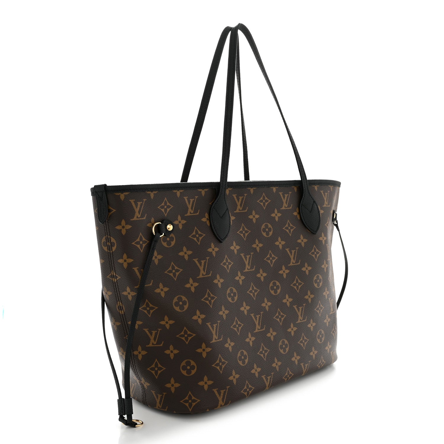 Louis Vuitton Monogram Calfskin Neo Neverfull Inside Out MM Black 6 of 19