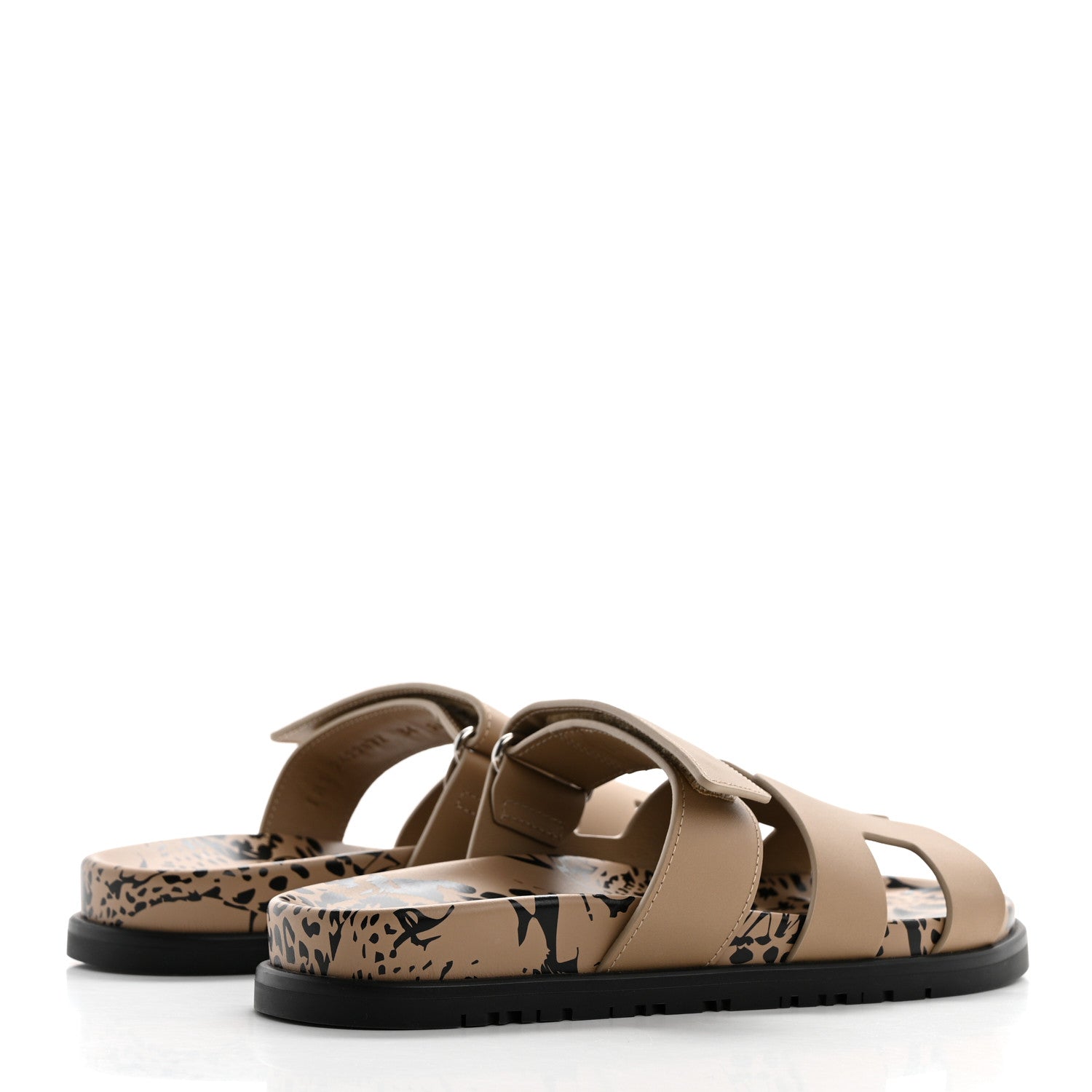 Hermes Calfskin Womens Chypre Sandals 36 Beige Argile 4 of 9