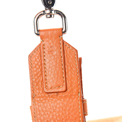 Prada Paglia Vitello Satchel Naturale Papaya 7 of 14