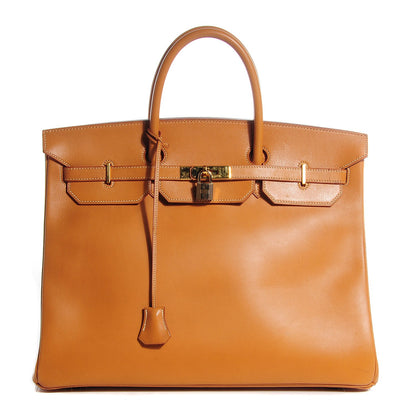 Hermes Vache Natural Birkin 40 Gold 1 of 27