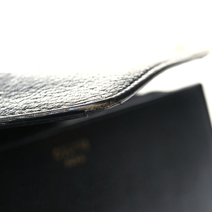 Celine Goatskin Medium Classic Box Flap Bag Black 15 of 15