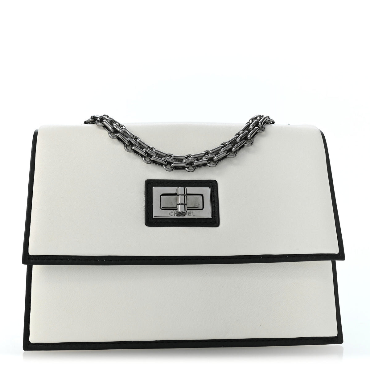 Chanel Lambskin Mademoiselle Flap White 1 of 10