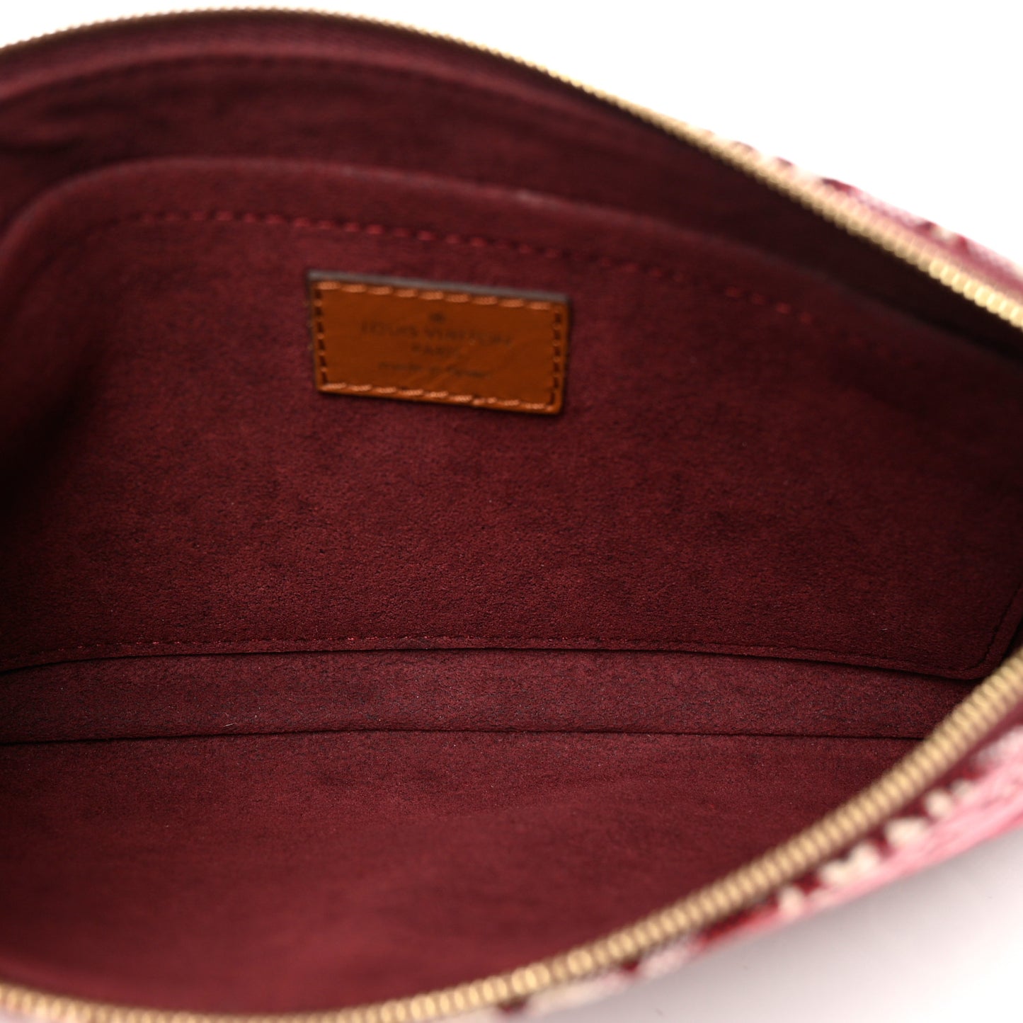 Jacquard Since 1854 Neverfull MM GM Pochette Bordeaux