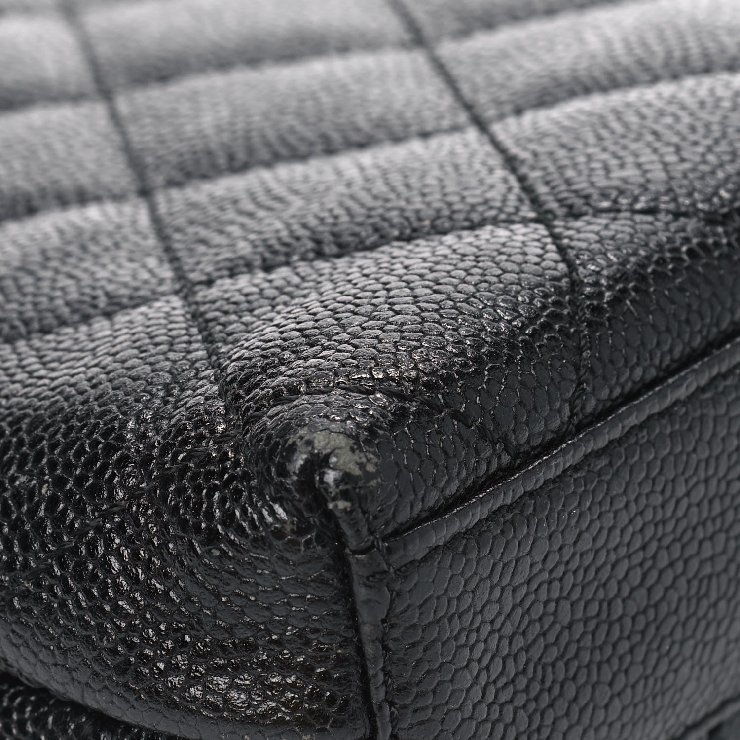 Chanel Caviar Quilted Flap Clutch Black 8 of 11