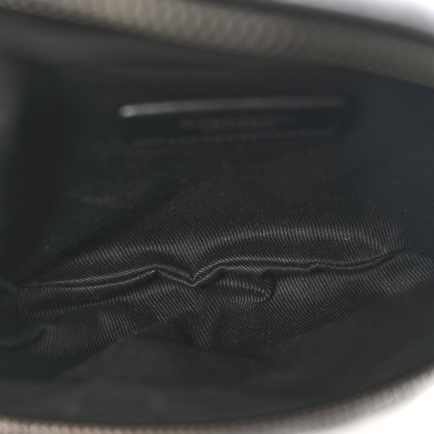 Calfskin Quilted Waist Belt Bag Black