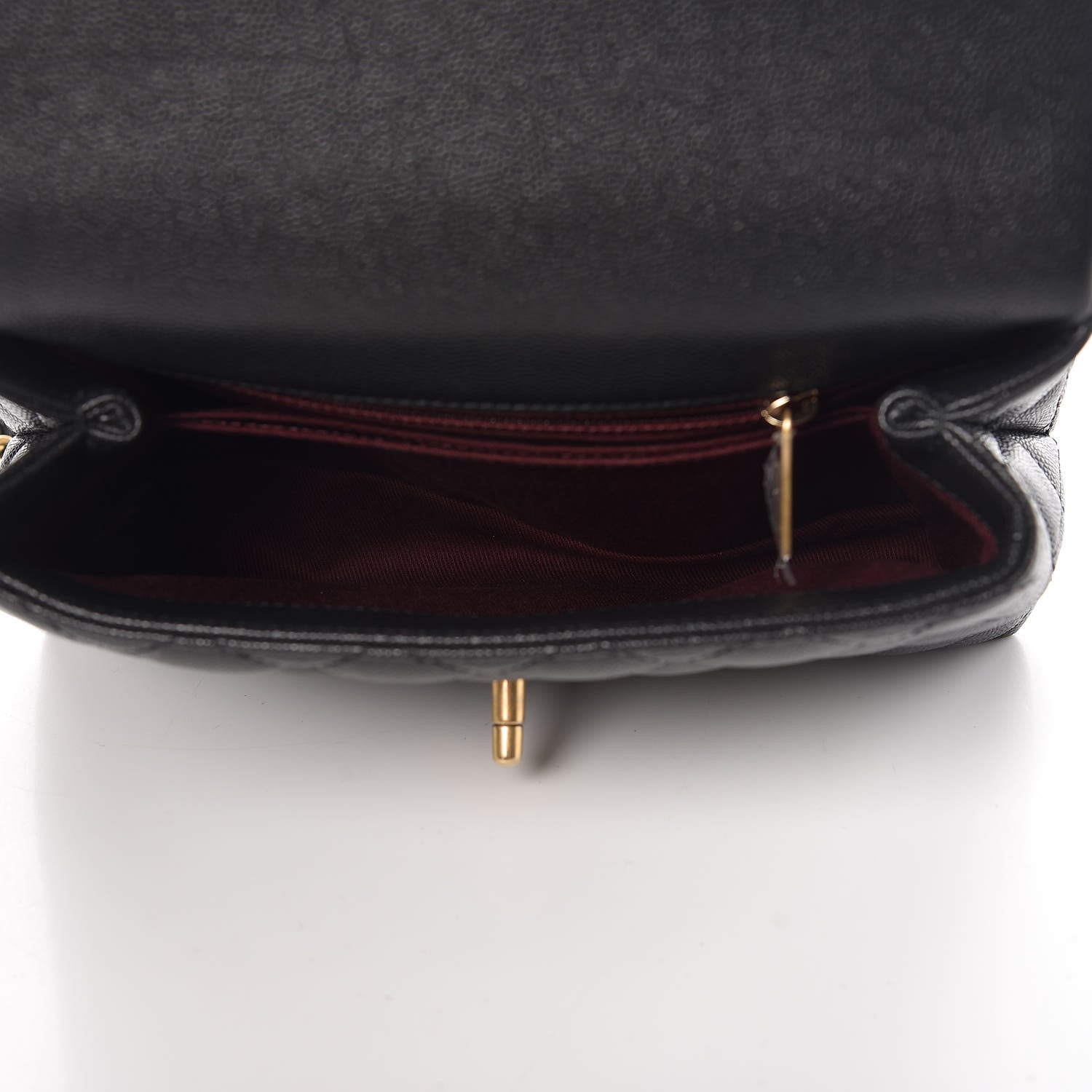 Chanel Caviar Quilted Mini Coco Handle Flap Black 5 of 10