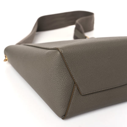 Celine Grained Calfskin Small Sangle Bucket Bag Taupe 8 of 9