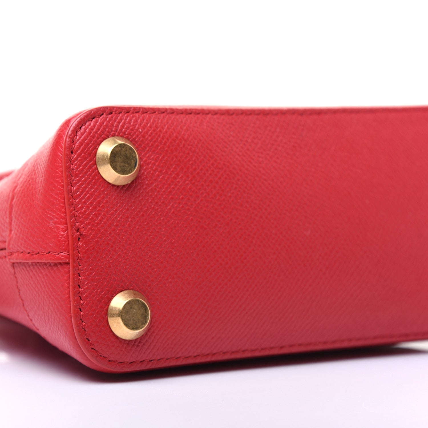 Balenciaga Grained Calfskin XXS Ville Top Handle Bag Rouge Coquelicot 6 of 22