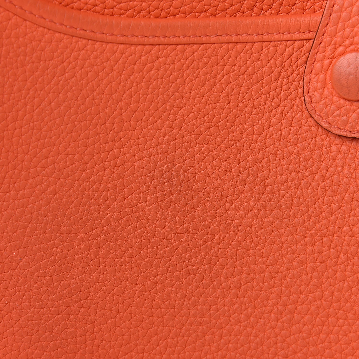 Hermes Taurillon Clemence Evelyne III PM Orange Poppy 8 of 13