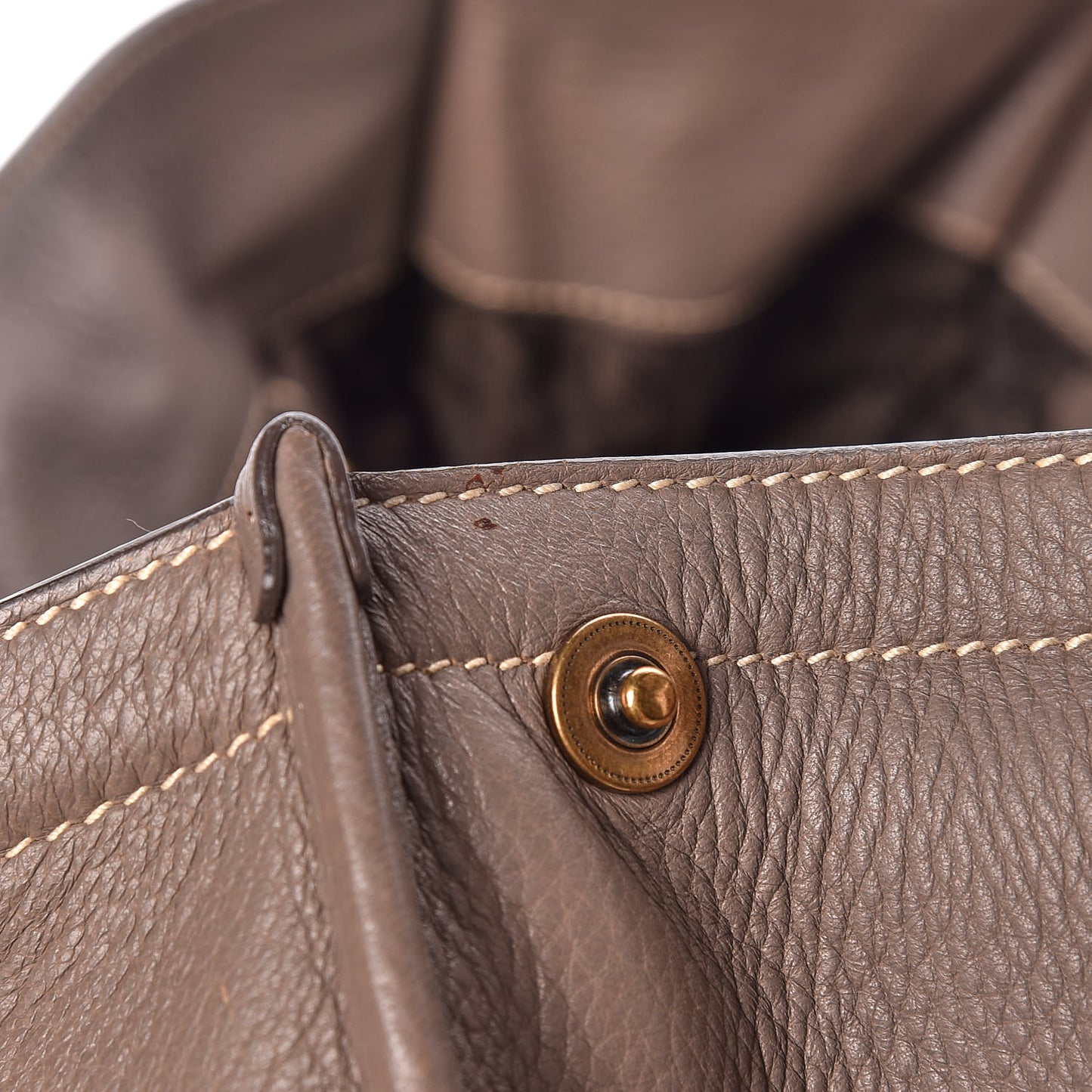 Cervo Deerskin Tote Bambu