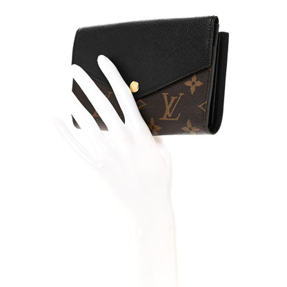 Louis Vuitton Monogram Pallas Compact Wallet Black 2 of 8