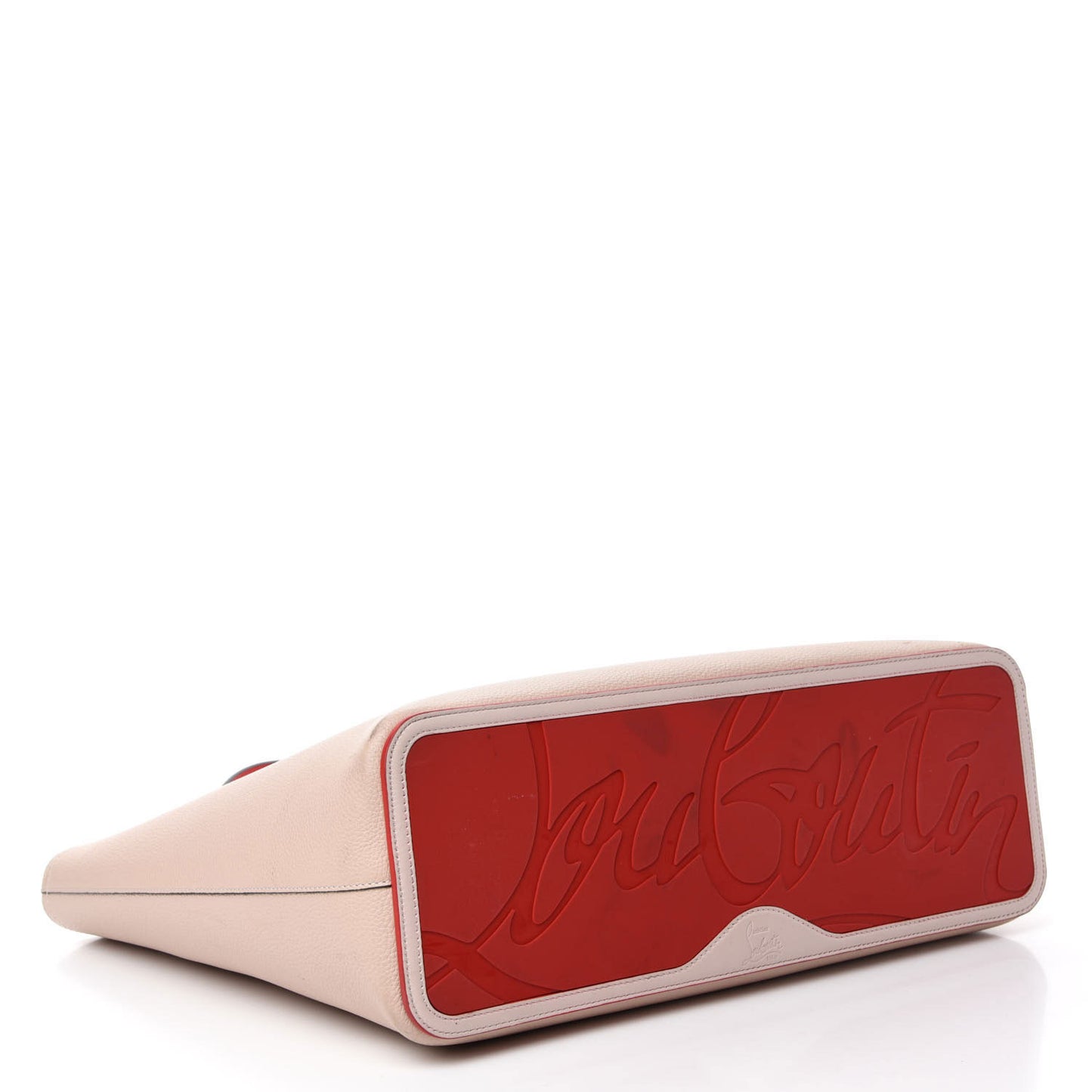 Calfskin Spikes East West Cabata Tote Ballerina