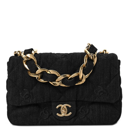 Chanel Denim Quilted Medium Funky Town Flap Black 1 of 8