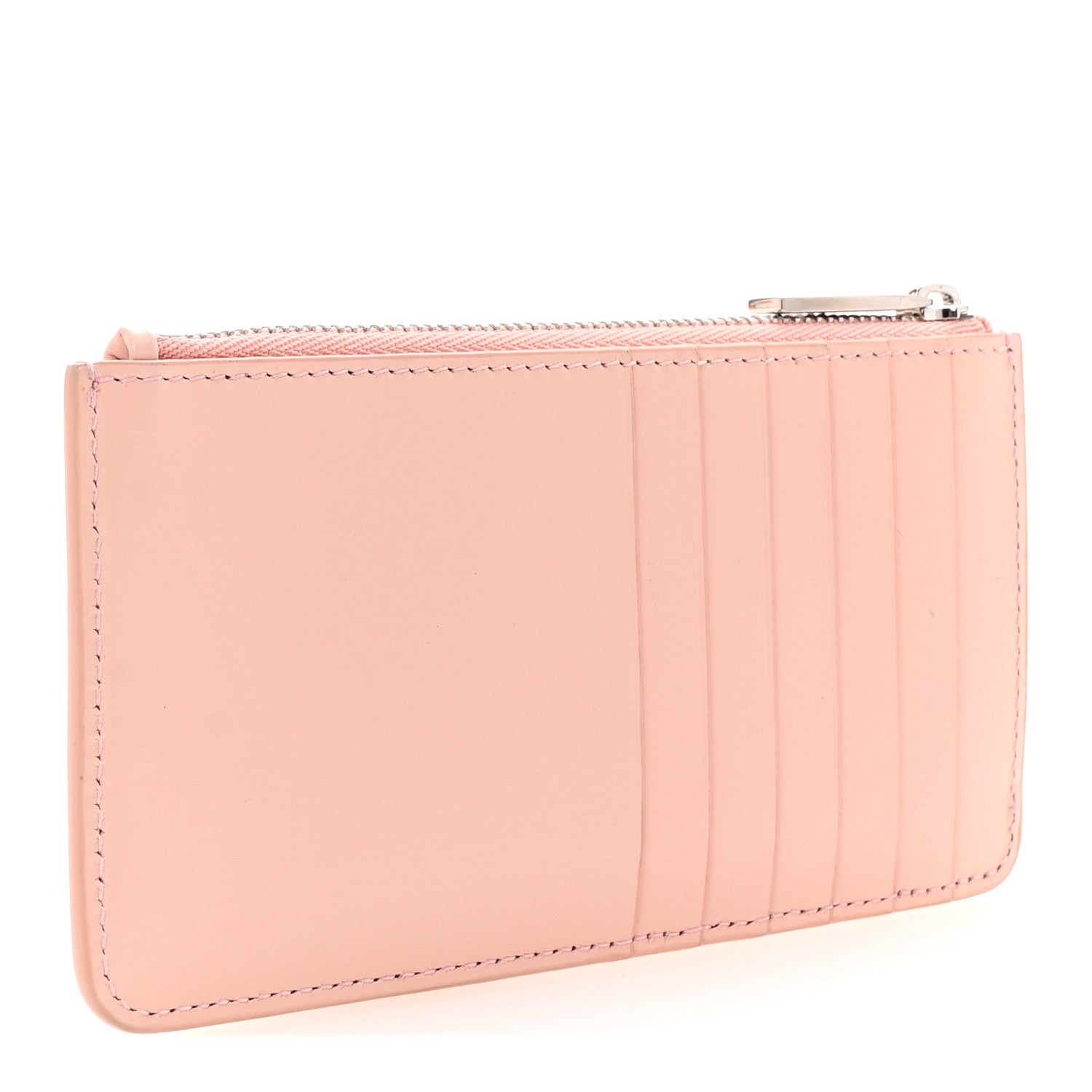 Salvatore Ferragamo Calfskin Gancini Card Holder Pink 3 of 6