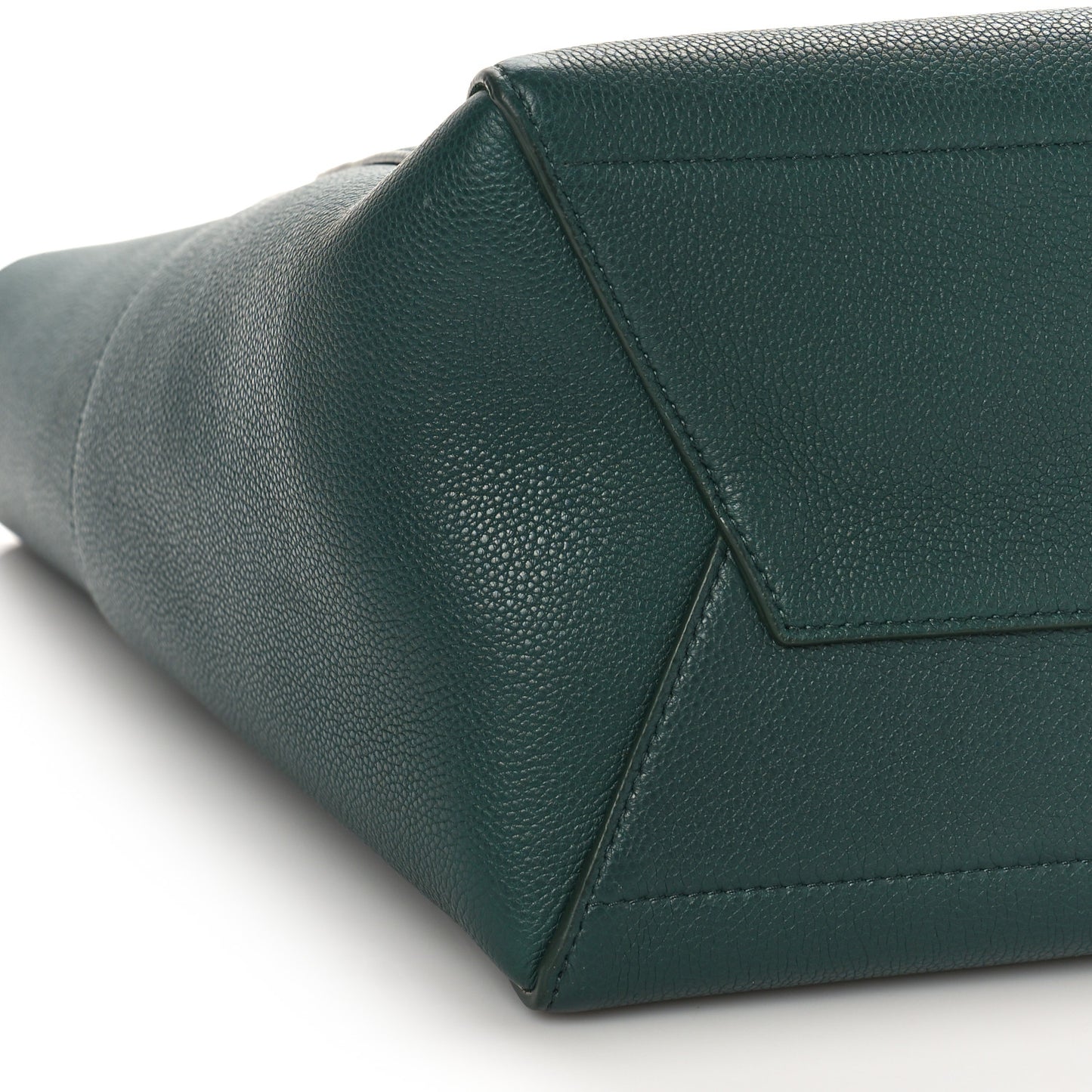 Soft Grained Calfskin Sangle Bucket Bag Amazone