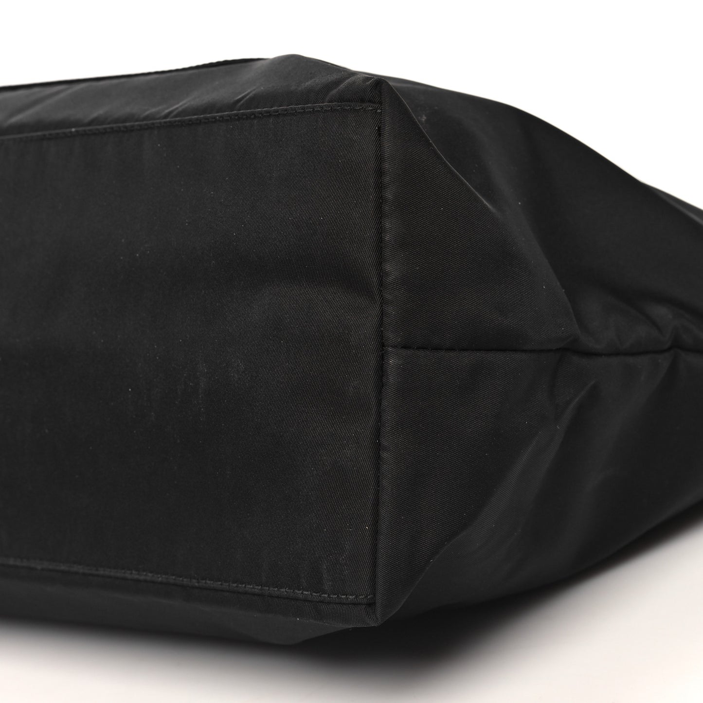 Tessuto Nylon Saffiano Pocket Tote Black