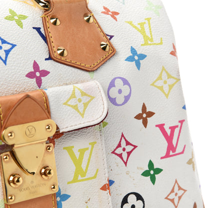 Louis Vuitton Monogram Multicolor Speedy 30 White 10 of 15
