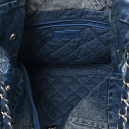 Chanel Denim Quilted Small Chanel 22 Blue 6 of 12