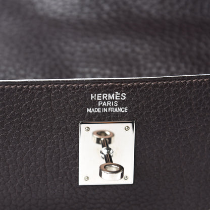 Hermes Fjord Kelly Retourne 35 Chocolate 14 of 18