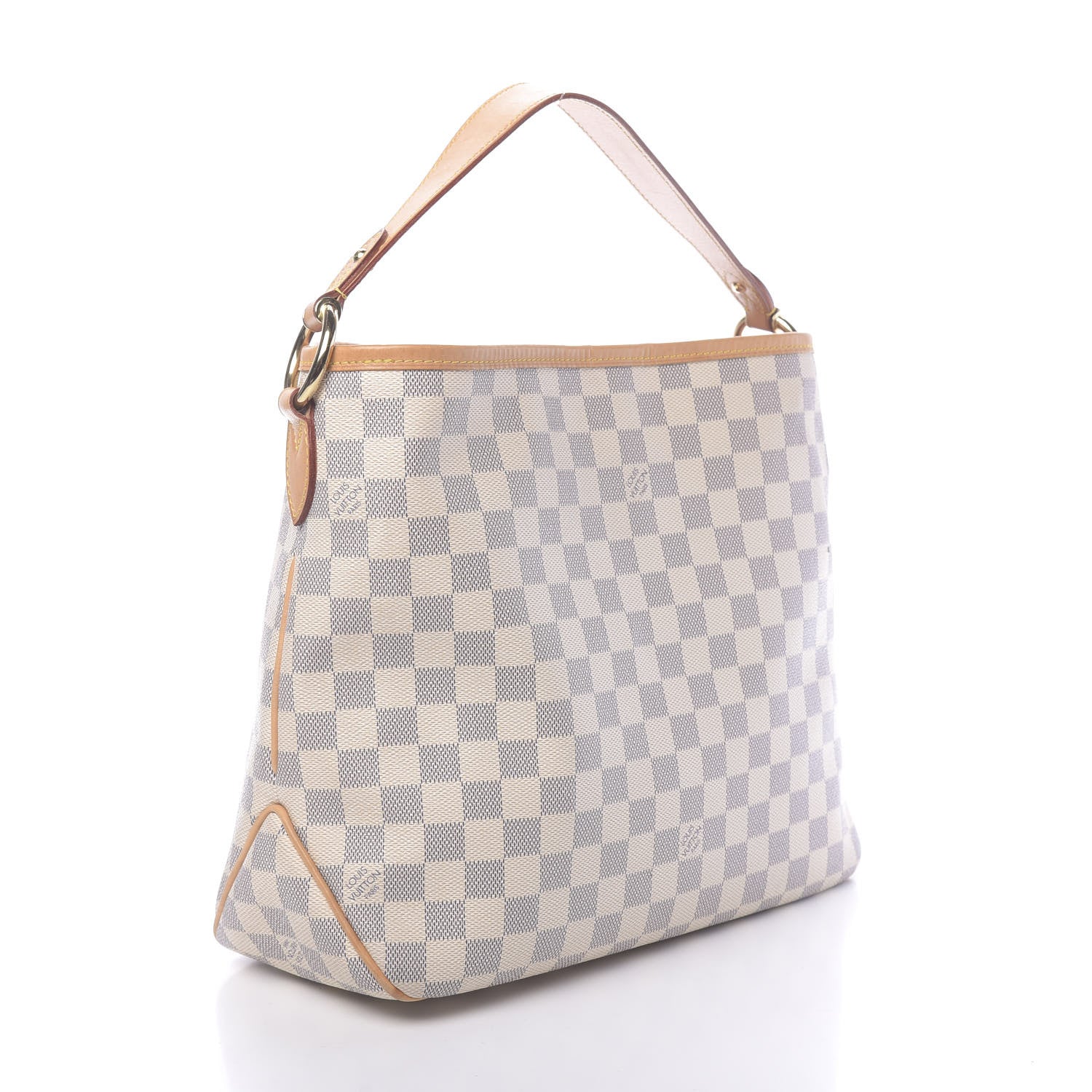 Louis Vuitton Damier Azur Delightful PM Rose Ballerine 2 of 9