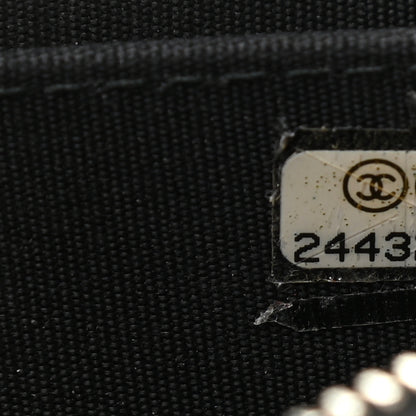 Chanel Lambskin Quilted Diamond CC Zip Around Coin Purse Black 7 of 7