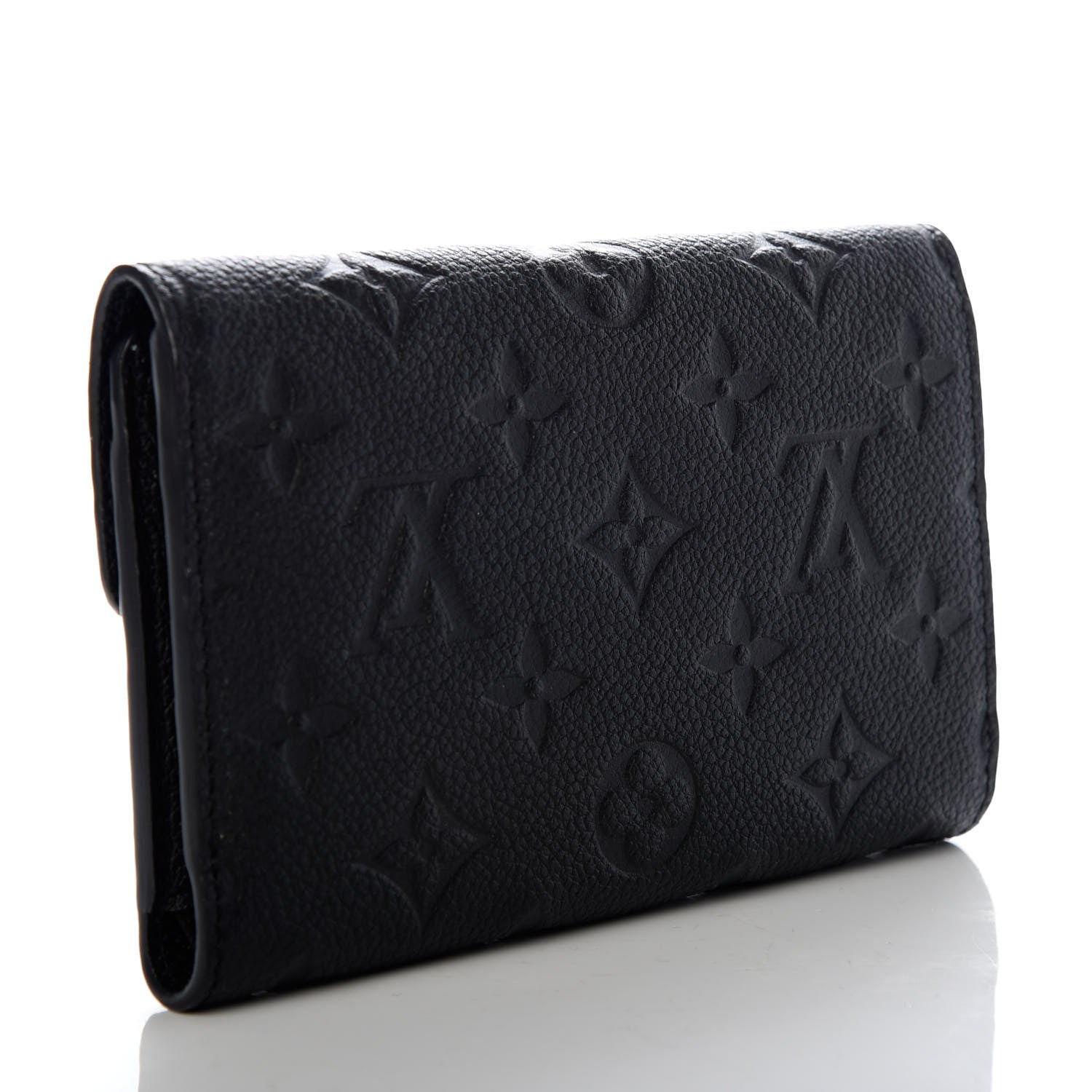 Louis Vuitton Empreinte Compact Curieuse Wallet Black 3 of 9