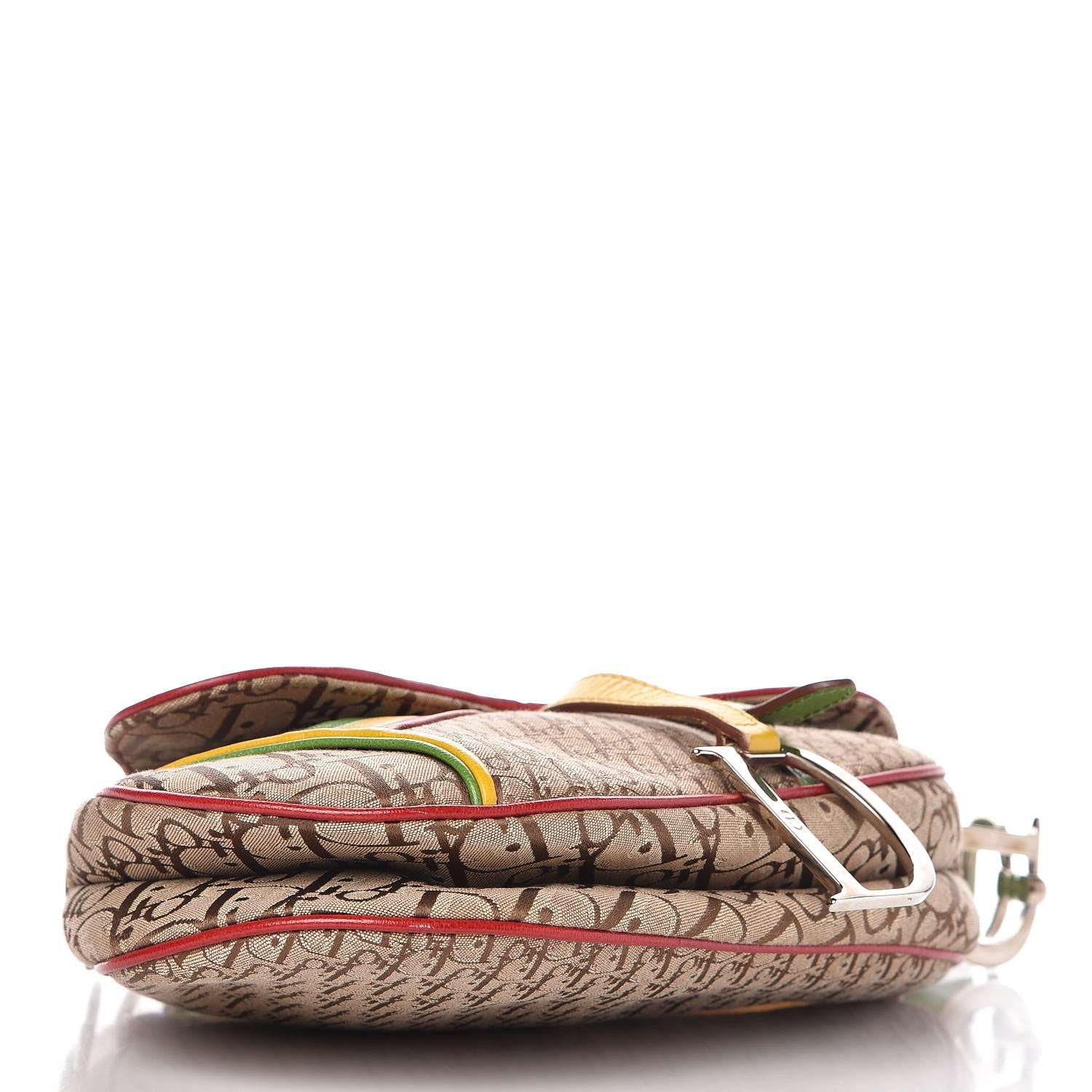 Christian Dior Monogram Rasta Saddle Bag Beige 4 of 7