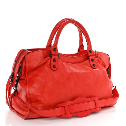 Balenciaga Agneau Classic Hardware City Rouge Cardinal 4 of 19