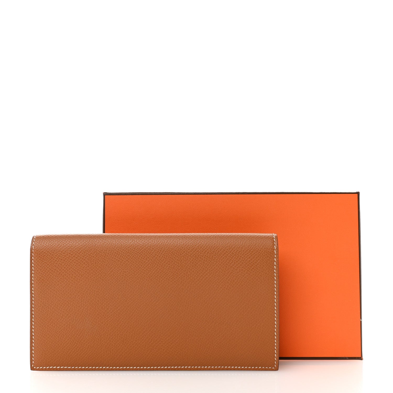 Hermes Epsom Citizen Twill Long Wallet Gold 9 of 9