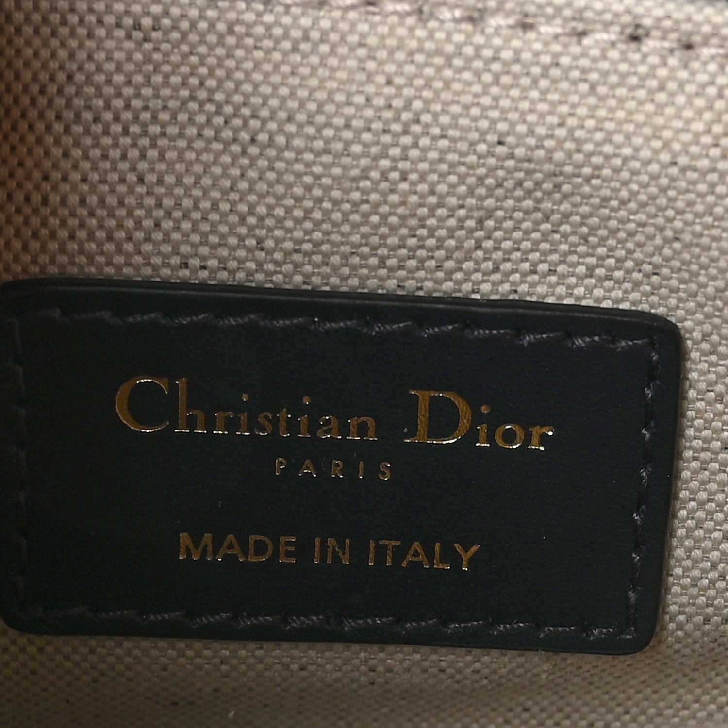 Christian Dior Oblique Mini Saddle Bag With Strap Blue 6 of 10