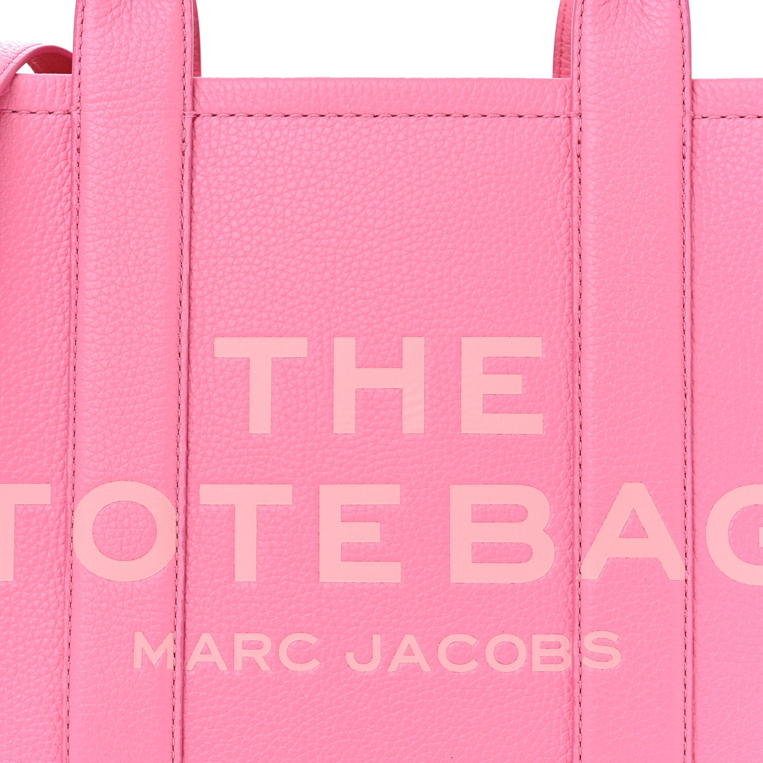 Marc Jacobs Grained Calfskin Medium The Tote Bag Petal Pink 8 of 11