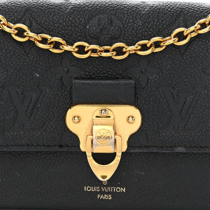 Louis Vuitton Empreinte Vavin Chain Wallet Black 8 of 11