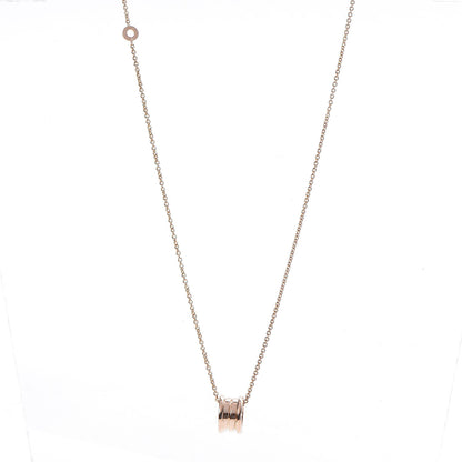 Bulgari 18K Rose Gold B.Zero1 Pendant Necklace 4 of 8