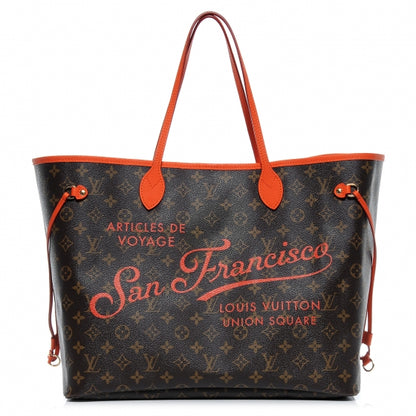 Louis Vuitton Monogram Articles de Voyage Ikat San Francisco LV Cup Neverfull GM Orange 1 of 7