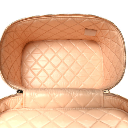 Chanel Lambskin Quilted Large Vanity Pouch Beige Clair 5 of 8